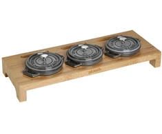 STAUB Medinis stovas 3 mini kotletėms