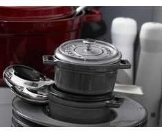 STAUB MINI COCOTTE Mini apvalus ketaus puodas, 250 ml, grafitas