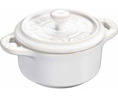 STAUB GIFT GIVING Mini cocotte apvalus 200 ml, dramblio kaulo