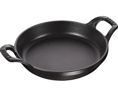 Staub apvalus kepimo ir gratino indas - 400 ml, juodas