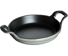 Staub apvalus mini kepimo ir gratino indas - 250 ml, grafitas