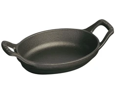 STAUB Ovalus mini kepimo ir gratino indas 250 ml, juodas