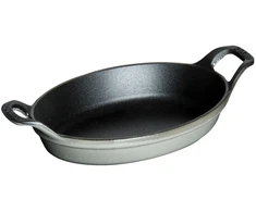 STAUB ovalus mini kepimo ir gratino indas, 250 ml, grafito spalvos