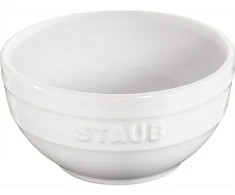STAUB PATIEKAVIMAS Apvalus dubuo 12 cm, baltas