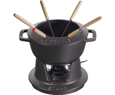 STAUB Rinkinys do fondue 18 cm, juoda