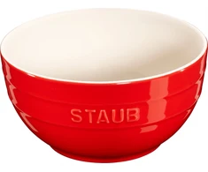 STAUB SERVING Miska okrągła 18 cm, raudona