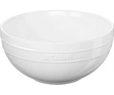 STAUB serviravimo dubuo, apvalus, 24 cm, baltas