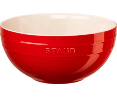 STAUB SERVING Miska okrągła 24 cm, raudona