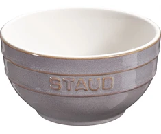 STAUB serviravimo dubuo, apvalus, 14 cm, antikvarinė pilka