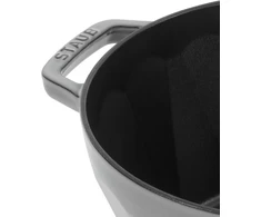 STAUB SPECIAL COCOTTE deimantinis ketaus puodas 2,8 l, pilkas