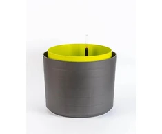 URBALIVE BERBERIS Donica samonawadniająca okrągła 46 cm, szaro-ruda