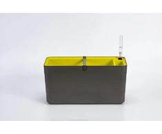 URBALIVE BERBERIS Donica samonawadniająca prostokątna 40 x 20 cm, szaro-ruda