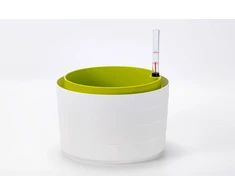 URBALIVE BERBERIS Donica samonawadniająca okrągła 26 cm, balta