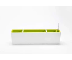 URBALIVE BERBERIS Donica samonawadniająca prostokątna 80 x 20 cm, balta