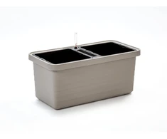 URBALIVE BERBERIS DUO Donica samonawadniająca 78 x 39 cm, šviesiai pilkas