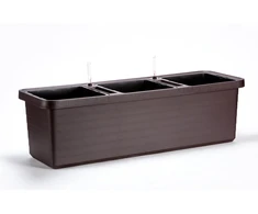 URBALIVE BERBERIS TRIO Donica samonawadniająca 117 x 39 cm, ruda