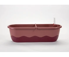 URBALIVE MARETA Donica samonawadniająca prostokątna 60 x 20 cm, rožinis