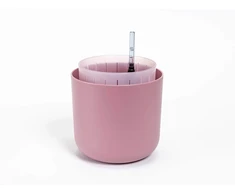 URBALIVE TOLITA AIR Donica samonawadniająca okrągła 16 cm, rožinis