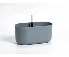 URBALIVE TOLITA Donica samonawadniająca prostokątna su wkładem 31 x 16 cm, pilka