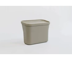 URBALIVE Wiszący indas na bioodpady 27.5 x 14 cm, šviesiai pilkas