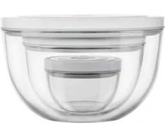 Set of 3 Zwilling Fresh&amp;Save glass bowls