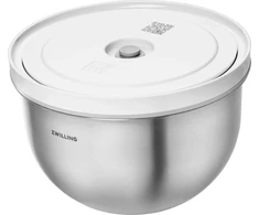 ZWILLING FRESH &amp; SAVE Stalowa miska su dangteliu 1.75 ltr, sidabrinė
