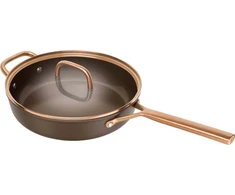 Keptuvė Zwilling ZWILLING Milano Sauté Pan with Glass Lid 28 cm, Brown