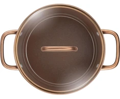 Zwilling ZWILLING Milano Stock Puodas with Glass Lid 24 cm, Brown