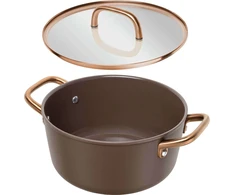 Zwilling ZWILLING Milano Stock Puodas with Glass Lid 24 cm, Brown