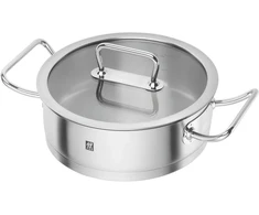 ZWILLING žemas puodas, porcija, nerūdijančio plieno, 24 cm, su dangteliu - Pro