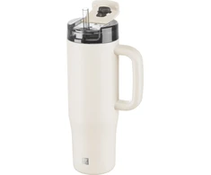ZWILLING THERMO PLUS termo puodelis su šiaudeliu - 900 ml, kreminės spalvos