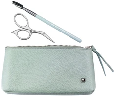Zwilling komplektas do manicure – mėtų skórzane etui, 3 elementy