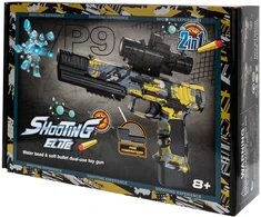 2-in-1 automatinis gelinių rutuliukų pistoletas click4TOYS