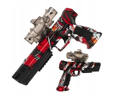 2-in-1 automatinis gelinių rutuliukų pistoletas click4TOYS