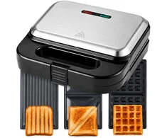 3 funkcijų sumuštinių keptuvė MEMFLOW, 750 W