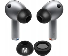 Ausinės MKF kQamil Atminties putų antgaliai Samsung Galaxy Buds 3 Pro, M, 2 vnt.