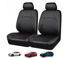 Automobilių sėdynių užvalkalai, 2 vnt., juodi