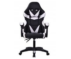 Balta ergonominė žaidimų kėdė DRAGO