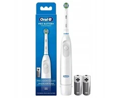 Dantų šepetėlis Baltas „Oral-B“ elektrinis šepetėlis – lengvas, baterijinis, patogus kasdienai