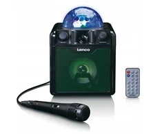 Belaidė „Bluetooth“ karaokės kolonėlė su mikrofonu ir disco kamuoliu