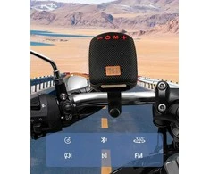 Belaidė „Bluetooth“ kolonėlė su laikikliu dviračiui, paspirtukui ar vežimėliui ir FM radiju