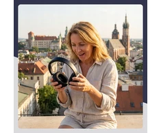 Belaidės ausinės ARSA GO, juodos