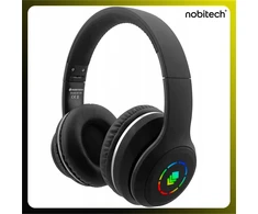 Belaidės ausinės Nobitech, juodos