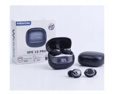 Belaidės ausinės Wenom SPE 15 PRO, juodos