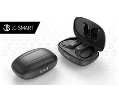 Belaidės įkišamosios ausinės JG Smart, juodos