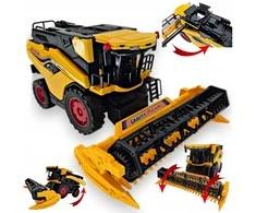 Didelis New Holland kombainas vaikams – su judančiomis dalimis ir važiavimo funkcija