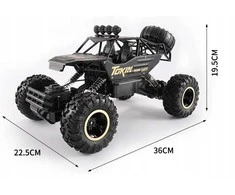 Didelis RC 4x4 automobilis su valdymo pultu, 36cm