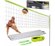 DUNLOP 3in1 teniso, badmintono ir tinklinio tinklo rinkinys su stulpais 609 × 220 cm