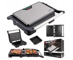 Elektrinis panini grilis–sumuštinių keptuvas Eldom GK110 1000 W, sulankstomas