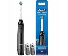 Dantų šepetėlis Elektrinis šepetėlis „Oral-B“ – patogus, stilingas ir veikia su baterijomis